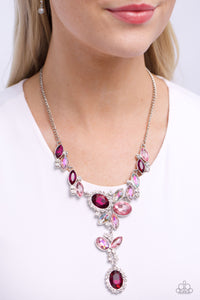 Generous Gallery - Pink Necklace - Paparazzi Accessories