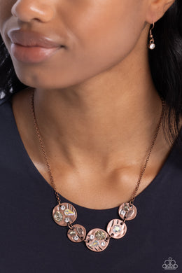 Handcrafted Honor - Copper Necklace - Paparazzi Accessories