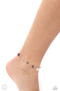 Gemstone Grace - Green Anklet - Paparazzi Accessories