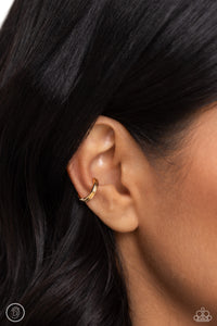 Linear Legacy - Gold Post Earrings - Paparazzi Accessories