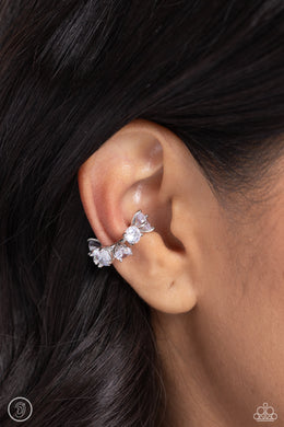 Breathtaking Blend - White Post Earrings - Paparazzi Accessories