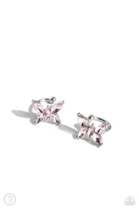 aerial-advancement-pink-post earrings-paparazzi-accessories