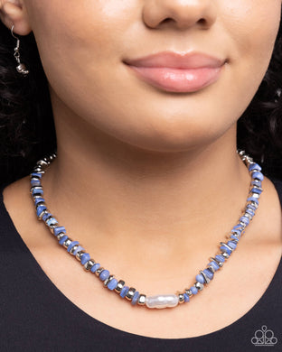Seasonal Socialite - Blue Necklace - Paparazzi Accessories