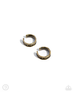 cuff-call-brass-post earrings-paparazzi-accessories