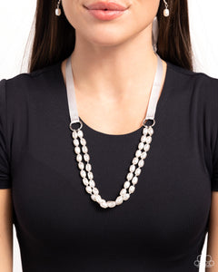 Honorable Haute - Silver Necklace - Paparazzi Accessories