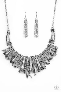 In The MANE-stream - Silver Necklace - Paparazzi Accessories - Sassysblingandthings