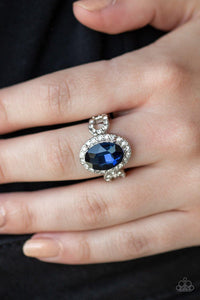 Magnificent Majesty - Blue Ring - Paparazzi Accessories - Sassysblingandthings