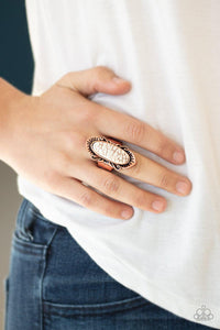 Mineral Monger - Copper Ring - Paparazzi Accessories - Sassysblingandthings