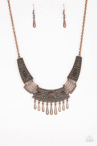 STEER It Up - Copper Necklace - Paparazzi Accessories - Sassysblingandthings