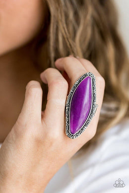Mineral Mine - Purple Ring - Paparazzi Accessories - Sassysblingandthings
