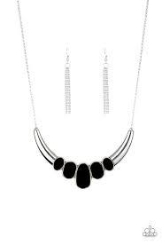 A BULL House - Black Necklace - Paparazzi Accessories
