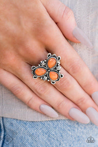Ambrosial Garden - Orange Ring - Paparazzi Accessories - Sassysblingandthings