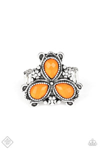 Ambrosial Garden - Orange Ring - Paparazzi Accessories - Sassysblingandthings