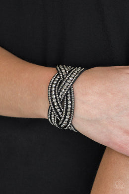 Bring On The Bling - Black Bracelet - Paparazzi Accessories