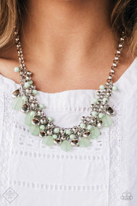 Diva Attitude - Green Necklace - Paparazzi Accessories - Sassysblingandthings