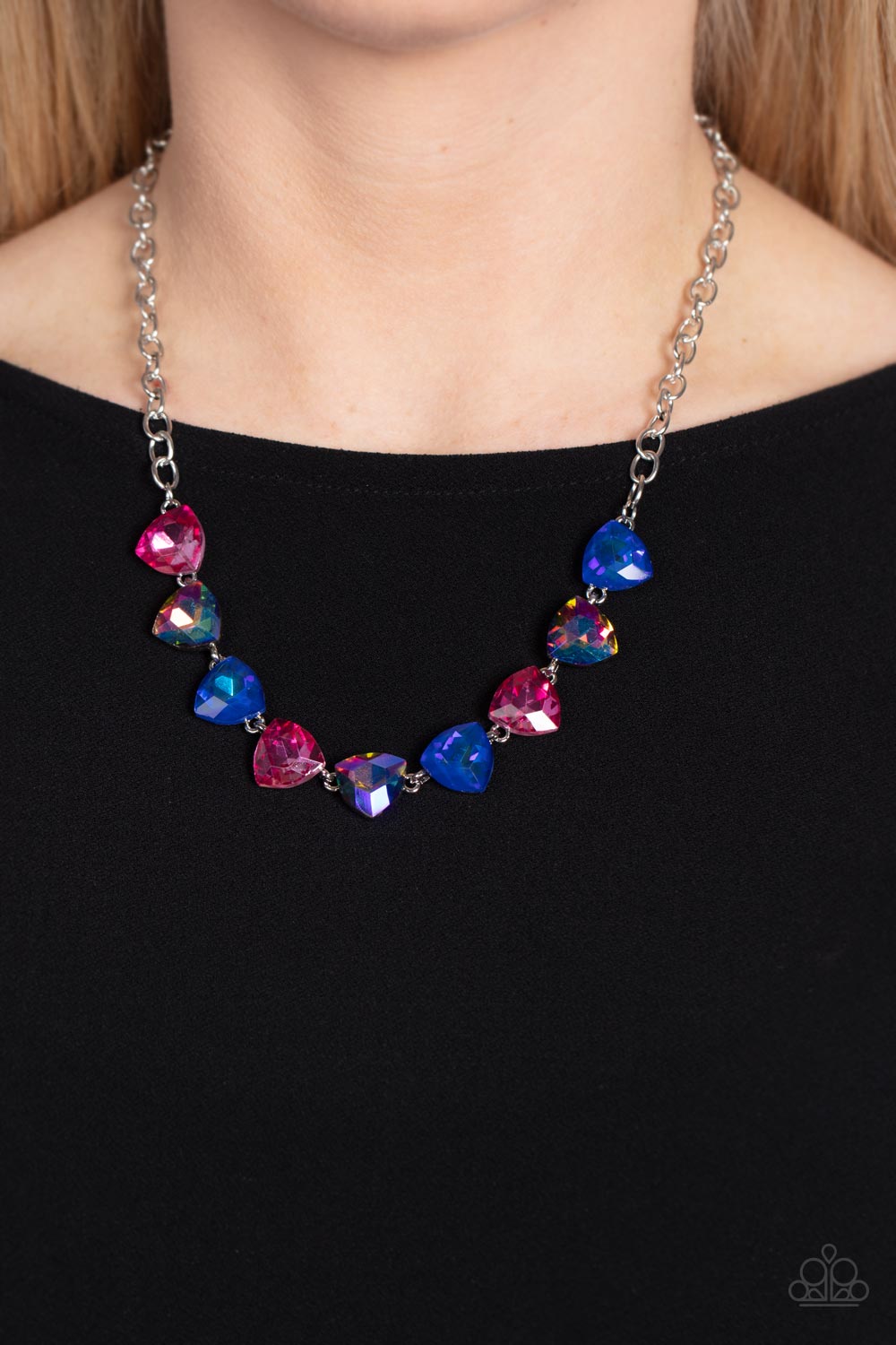 Dreamy Drama - Blue Necklace - Paparazzi Accessories