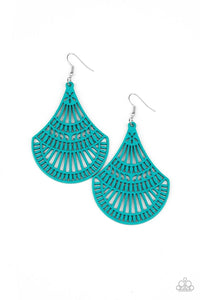 Tropical Tempest - Blue Earrings - Paparazzi Accessories - Sassysblingandthings