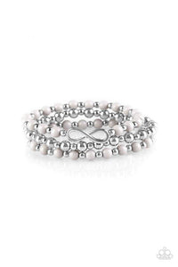 Immeasurably Infinite - Silver Bracelet - Paparazzi Accessories - Sassysblingandthings