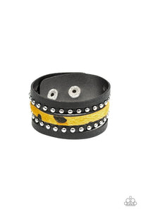 born-to-be-wildcat-yellow-bracelet-paparazzi-accessories
