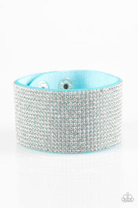 Roll With The Punches - Blue Bracelet - Paparazzi Accessories - Sassysblingandthings